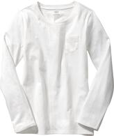 Thumbnail for your product : Old Navy Girls Long-Sleeved Pocket Tees