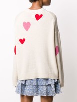 Thumbnail for your product : Zadig & Voltaire Heart pattern knitted jumper