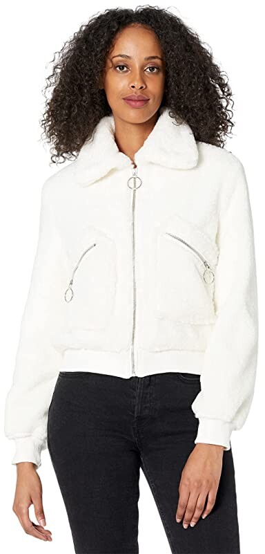 jacket with circle zipper