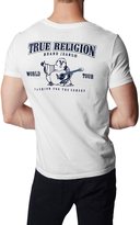 Thumbnail for your product : True Religion Hand Picked Flock Logo Crew Neck Mens T-Shirt