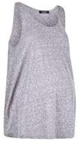 Thumbnail for your product : New Look Maternity Grey Marl Swing Vest Top