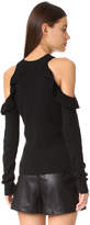 Thumbnail for your product : Line & Dot Beau Cold Shoulder Sweater