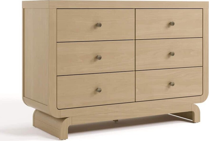 Stork Craft Santorini Driftwood 6 Drawer 47.8 in. Wide Dresser