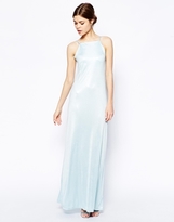 Thumbnail for your product : ASOS Metallic Cami Dress - Blue