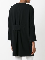 Thumbnail for your product : Boutique Moschino Three-Quarters Sleeve Boxy Coat