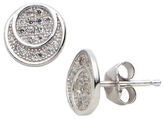 Thumbnail for your product : Lord & Taylor Sterling Silver and Cubic Zirconia Round Stud Earrings