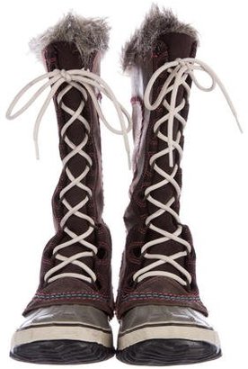 Sorel Suede Snow Boots