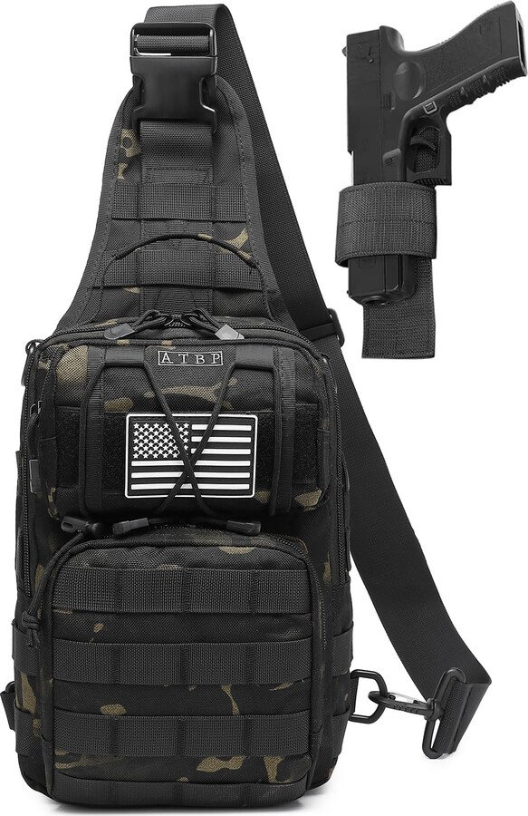 ATBP Tactical Sling Backpack Bag Pack for Men Military One Strap