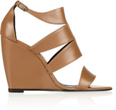 Thumbnail for your product : Pierre Hardy Leather wedge sandals