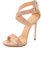 Thumbnail for your product : Giuseppe Zanotti Crisscross Patent Sandals