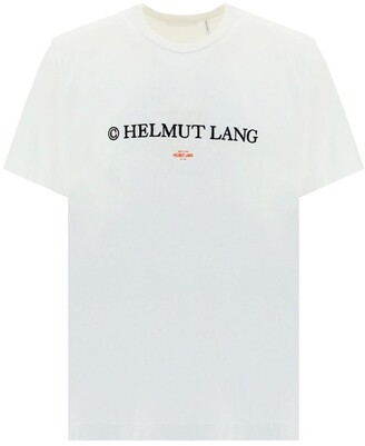 Helmut Lang Logo Embroidered T-Shirt