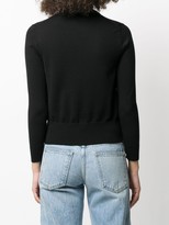 Thumbnail for your product : Iceberg Crew Neck Metallic-Knit Jumper