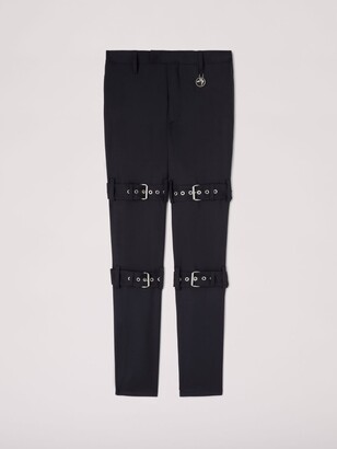 Men's Gothic Men's Bondage Gothic Cyber Pant Chain Techno Rock Punk Shorts  Trouser Blue/Black Pants/USA (46) at  Men's Clothing store