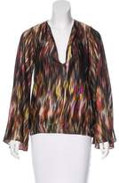 Thumbnail for your product : Alexis Silk Long Sleeve Blouse