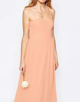 Thumbnail for your product : Vila Ruched Bandeau Midi Dress