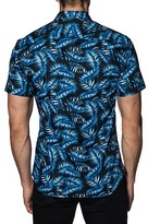 Thumbnail for your product : Jared Lang Printed Cotton Button-Down Shirt