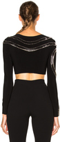 Thumbnail for your product : Norma Kamali for FWRD Safety Pins Cropped Top