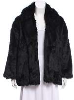 Thumbnail for your product : Alice + Olivia Faux Fur Open Front Jacket