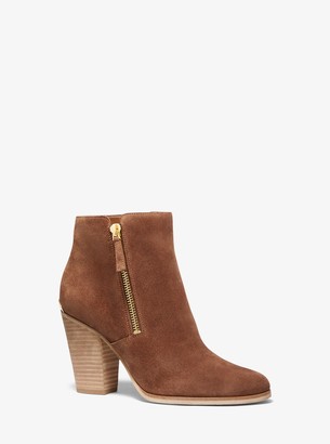 caramel suede boots