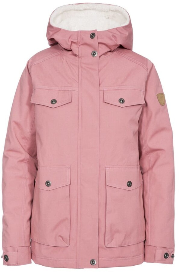 ladies fleece lined rain jacket