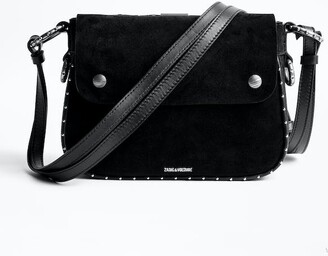 Zadig Voltaire Bag Kate New Black Patent Leather Crossbody Metal