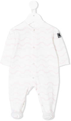 Versace wavy logo stripe pyjama