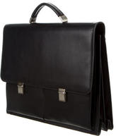 Thumbnail for your product : Bally Flap Leather Briefcase