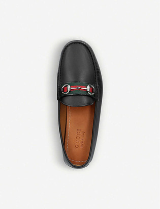 Gucci Men's Leather Driving Shoe | Shop the world's largest collection of  fashion | ShopStyle