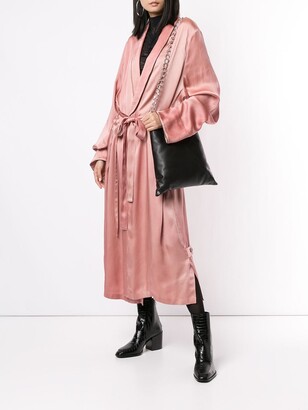 Ann Demeulemeester Loose Fit Long Kimono Jacket