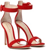 Thumbnail for your product : Gianvito Rossi Portofino 105 Red Suede Sandal