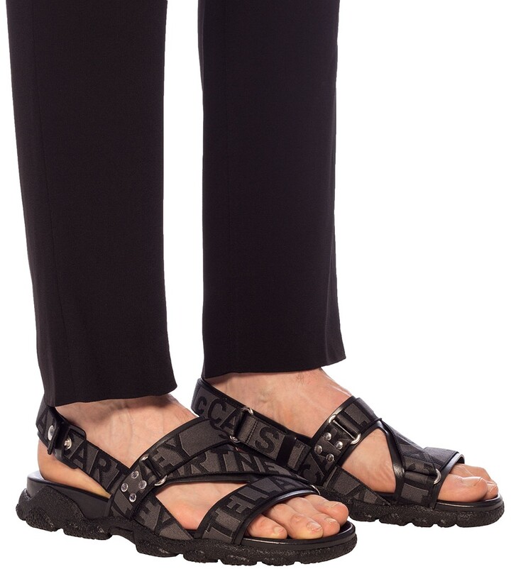Psykologisk usikre stressende Stella McCartney Sandals With Logo Men's Black - ShopStyle