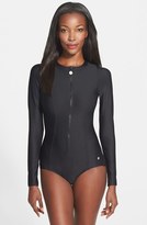 Thumbnail for your product : Next 'Good Karma' Long Sleeve One-Piece Swimsuit