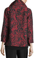 Thumbnail for your product : Caroline Rose Paisley Cloque A-line Jacket, Plus Size