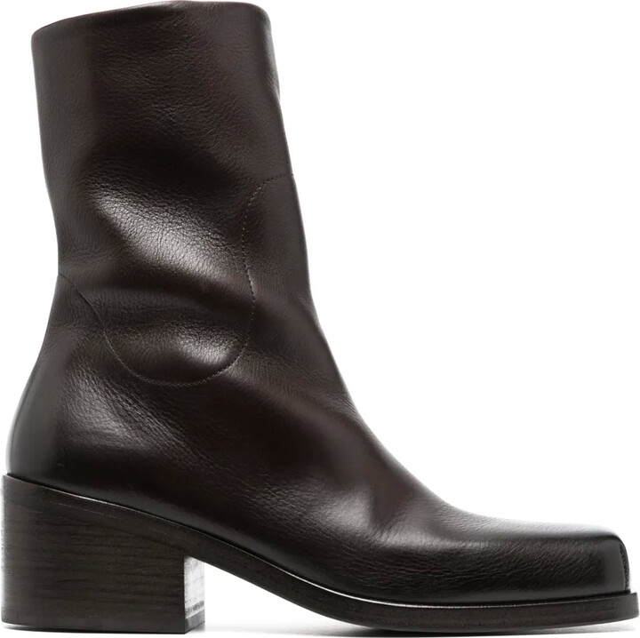 Marsèll 50mm Cassello square-toe leather boots
