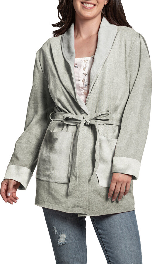 Standards & Practices Ivy French Terry Tie Robe - ShopStyle
