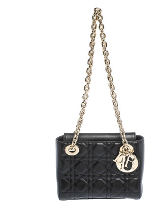 black double chain bag