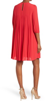 Nanette Lepore Solid New Pleated Dress