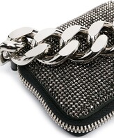 Thumbnail for your product : Kara Chain-Link Detail Crystal-Embellished Mini Bag