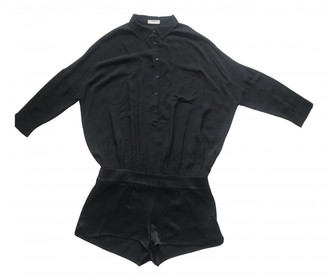 BA&SH Black Cotton Jumpsuits