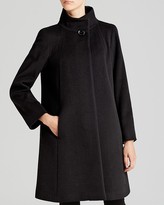 Thumbnail for your product : Cinzia Rocca Coat - Due A-Line Funnel Neck Walker