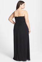 Thumbnail for your product : City Chic Embellished Two-Tone Chiffon Gown (Plus Size)