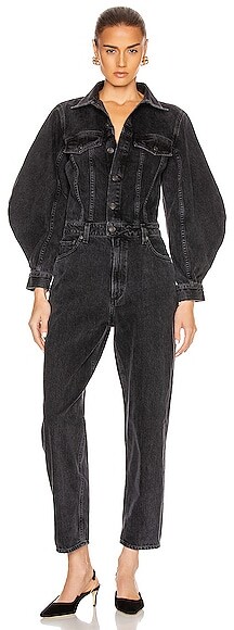 Agolde balloon sleeve jumpsuit Clearance