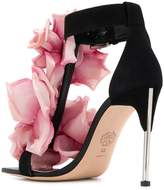 Thumbnail for your product : Alexander McQueen floral embellished sandals