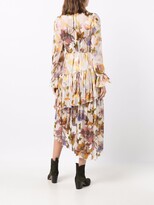 Thumbnail for your product : Zimmermann Tempo tiered asymmetric dress