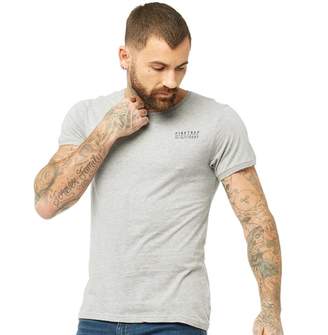 Firetrap Mens Trek T-Shirt Grey Marl