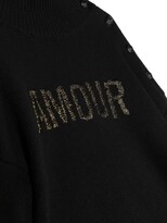 Thumbnail for your product : Zadig & Voltaire Kids Embroidered-Logo Buttoned Jumper