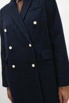 Thumbnail for your product : Wool Mix Long Line Double Breasted Formal Coat