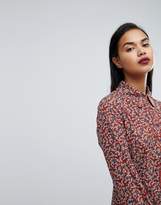 Thumbnail for your product : Fashion Union Western Shirt Dress In Country Rose Print