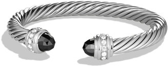 David Yurman Cable Classics Bracelet with Hematine and Diamonds
