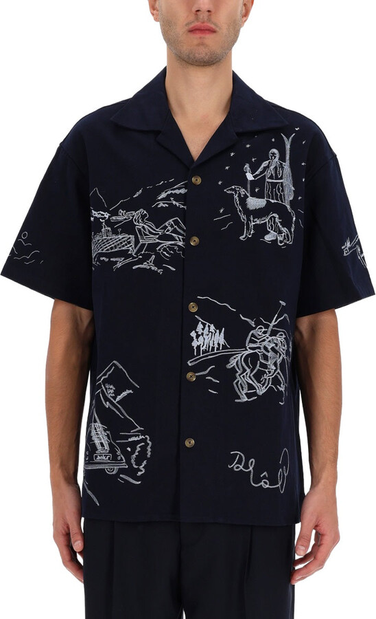 Drôle De Monsieur Shirt With Embroidery